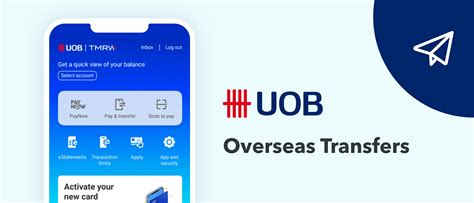 overseas transfer uob